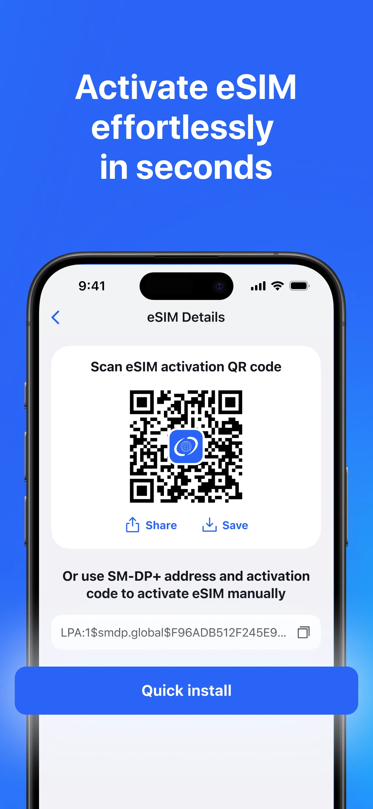 GLOBALCELL FZ: Travel eSIM screenshot