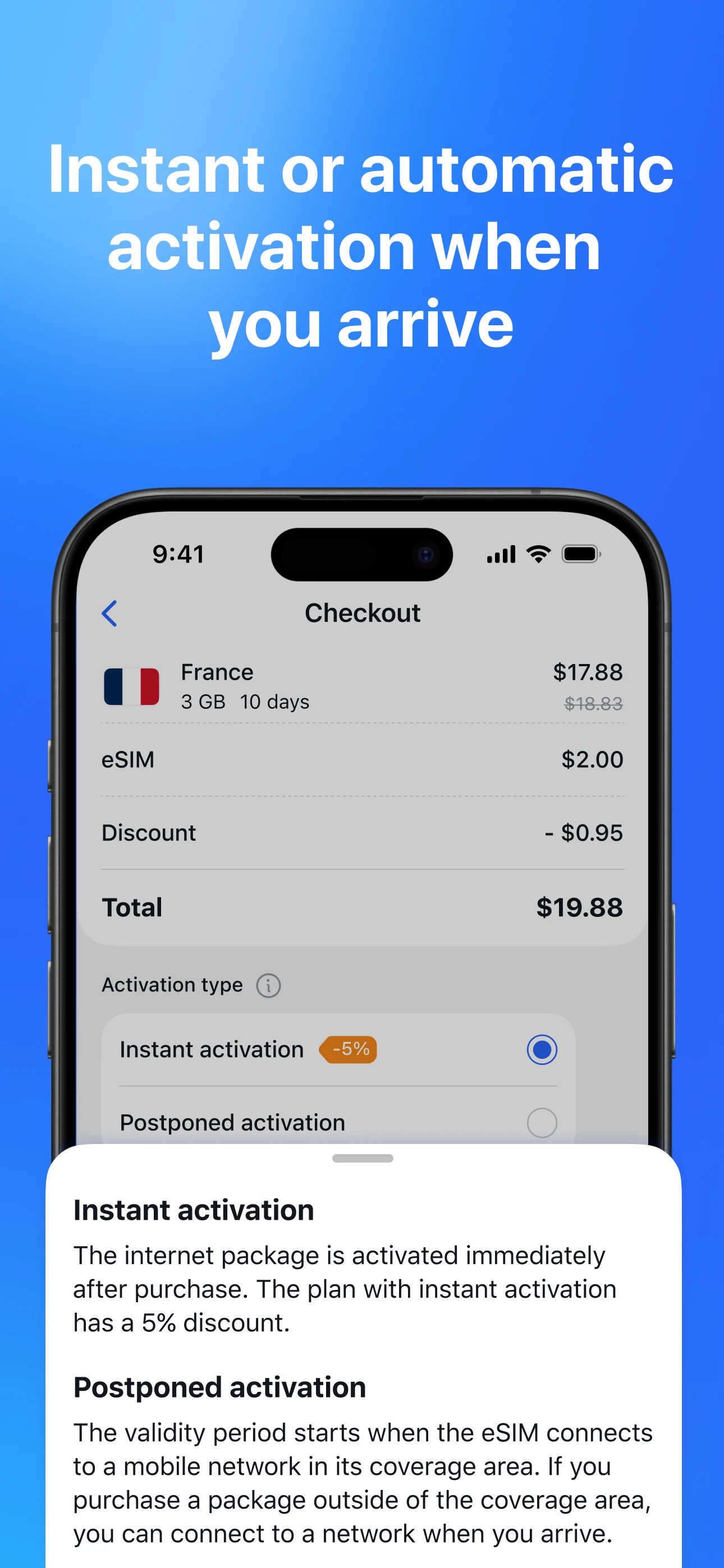 GLOBALCELL FZ: Travel eSIM screenshot