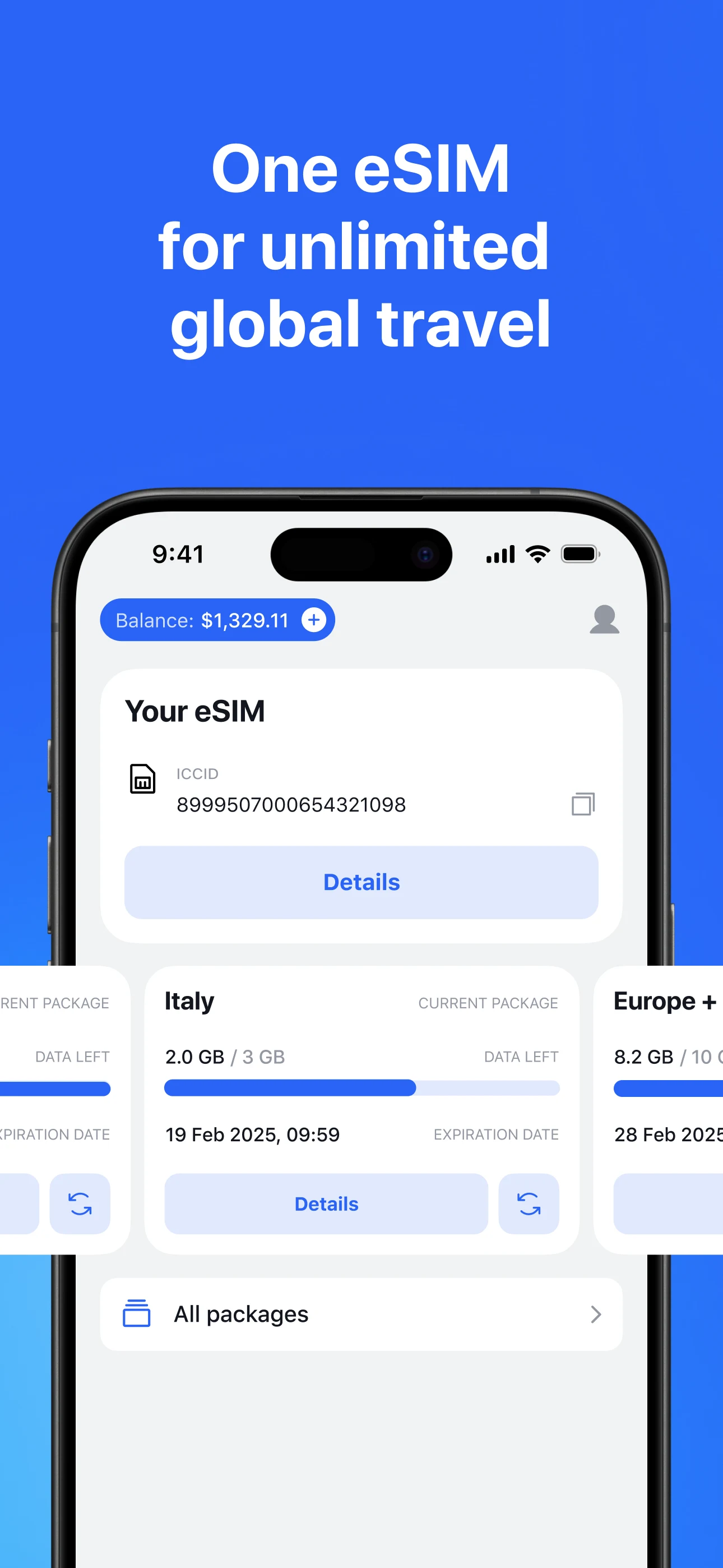 GLOBALCELL FZ: Travel eSIM screenshot
